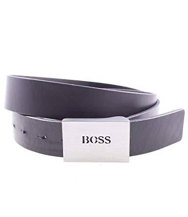 Hugo Boss Black Leather Small Brody Men's belt